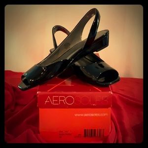 Aerosoles ~ Coat Tale, Black Patent, Sz 7M